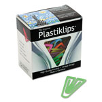 Baumgarten's Plastiklips Paper Clips, Extra Large, Assorted Colors, 50/Box orginal image