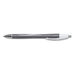 Bic Atlantis Exact Retractable Ballpoint Pen, 0.7mm, Black Ink/Barrel, Dozen orginal image