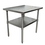 BK Resources Stainless Steel Flat Top Work Tables, 36w x 30d x 36h, Silver, 2/Pallet orginal image
