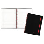 Black N' Red Twin Wire Poly Cover Notebook, Wide/Legal Rule, Black Cover, 11 x 8.5, 70 Sheets orginal image