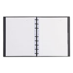 Blueline MiracleBind Notebook, 1-Subject, Medium/College Rule, Black Cover, (75) 9.25 x 7.25 Sheets orginal image