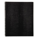 Blueline NotePro Notebook, 1-Subject, Medium/College Rule, Black Cover, (150) 11 x 8.5 Sheets orginal image