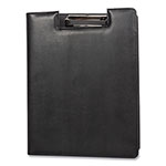Bond Street Faux-Leather Padfolio, Notched Front Cover with Clipboard Fastener, 9 x 12 Pad, 9.75 x 12.5, Black orginal image