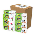 Bounty Quilted Napkins, Prints/White Assorted, 200 Per Pack, 12/Case, 2400 Total orginal image