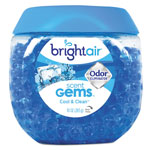 Bright Air Scent Gems Odor Eliminator, Cool and Clean, Blue, 10 oz Gel orginal image