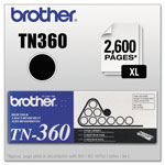 Brother TN360 High-Yield Toner, 2600 Page-Yield, Black orginal image