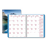 Brownline Mountains 14-Month Planner, Mountains Photography, 11 x 8.5, Blue/Green Cover, 14-Month (Dec to Jan): 2023 to 2025 orginal image