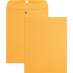 Business Source Clasp Envelopes, 28 lb., 9-1/2" x 12-1/2", Brown Kraft orginal image