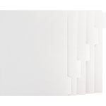 Business Source Dividers w/Print-on Tabs,90 Bright, 8-1/2