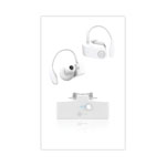 ByTech Bluetooth Sports Earbuds, Wireless, White orginal image
