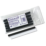 C-Line Clear Magnetic Label Holders, Side Load, 6 x 0.5, Clear, 10/Pack orginal image