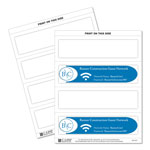 C-Line Embossed Tent Cards, White, 2.5 x 8.5, 2 Card/Sheet, 50 Sheets/Box orginal image