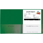 C-Line Products Classroom Connector Folders, Green, 25/BX orginal image