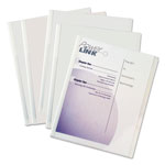 C-Line Report Covers with Binding Bars, Economy Vinyl, Clear, 8 1/2 x 11, 50/BX orginal image