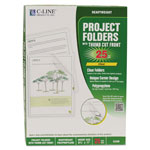 C-Line Specialty Project Folders, Letter Size, Clear, 25/Box orginal image
