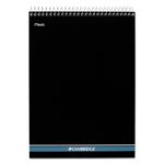 Cambridge Stiff-Back Wire Bound Notebook, 1 Subject, Wide/Legal Rule, White/Blue Cover, 8.5 x 11.5, 70 Sheets orginal image