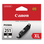 Canon 6448B001 (CLI-251XL) ChromaLife100+ High-Yield Ink, 5530 Page-Yield, Black orginal image