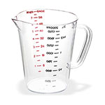 Carlisle Commercial Measuring Cup, 0.5 gal, Clear orginal image