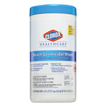 Clorox Bleach Germicidal Wipes, 6 3/4 x 9, Unscented, 70/Canister orginal image