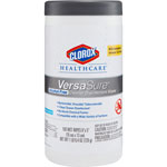 Clorox VersaSure Cleaner Disinfectant Wipes, 1-Ply, 6 3/4