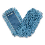 Coastwide Professional™ Looped-End Dust Mop Head, Cotton, 36 x 5, Blue orginal image