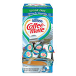 Coffee-Mate® Liquid Coffee Creamer, Sugar-Free French Vanilla, 0.38 oz Mini Cups, 50/Box orginal image