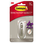 Command® Decorative Hooks, Traditional, Medium, 1 Hook and 2 Strips/Pack orginal image