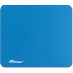 Compucessory 23605 Blue Economy Mouse Pad w/Nonskid Rubber Base, 9 1/2" x 8 1/2" orginal image