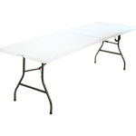Cosco Fold-in-Half Blow Molded Table - Rectangle Top - Four Leg Base 30