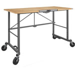 Cosco Smartfold Portable Work Desk Table, Gray orginal image