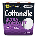 Cottonelle® Ultra ComfortCare Toilet Paper, Soft Tissue, Mega Rolls, Septic Safe, 2-Ply, White, 284/Roll, 12 Rolls/Pack, 48 Rolls/Carton orginal image