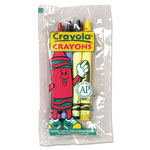 Crayola Classic Color Crayons in Cello Pack, 4 Colors, 4/Pack, 360 Packs/Carton orginal image