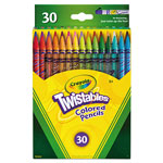 Crayola Twistables Colored Pencils, 2 mm, 2B (#1), Assorted Lead/Barrel Colors, 30/Pack orginal image