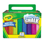 Crayola Washable Sidewalk Chalk, 48 Assorted Bright Colors, 48 Sticks/Set orginal image