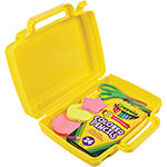 Deflecto Antimicrobial Storage Case Yellow - External Dimensions: 8.6