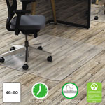 Deflecto Polycarbonate All Day Use Chair Mat - Hard Floors, 46 x 60, Rectangle, Clear orginal image