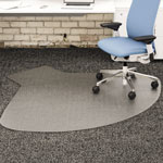Deflecto SuperMat Frequent Use Chair Mat, Medium Pile Carpet, 60 x 66, Workstation, Clear orginal image