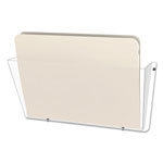 Deflecto Unbreakable DocuPocket Wall File, Letter, 14 1/2 x 3 x 6 1/2, Clear orginal image
