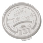 Dixie Plastic Lids for Hot Drink Cups, 10oz, White, 1000/Carton orginal image