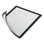 Durable DURAFRAME Magnetic Sign Holder, 8.5 x 11, Black Frame, 2/Pack orginal image