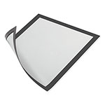Durable Office DuraClip® DURAFRAME Magnetic Sign Holder, 5.5 x 8.5, Black Frame, 2/Pack orginal image