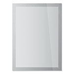 Durable Office DuraClip® DURAFRAME SUN Sign Holder, 8.5 x 11, Silver Frame, 2/Pack orginal image