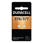 Duracell Button Cell Battery, 376/377, 1.5 V, 2/Pack orginal image