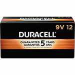 Duracell CopperTop Alkaline 9V Batteries, 12/Box orginal image