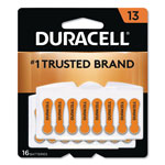 Duracell Hearing Aid Battery, #13, 16/Pack orginal image