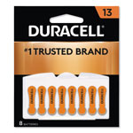 Duracell Hearing Aid Battery, #13, 8/Pack orginal image