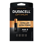 Duracell Optimum Alkaline AAA Batteries, 8/Pack orginal image