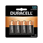 Duracell Specialty High-Power Lithium Batteries, 123, 3 V, 4/Pack orginal image
