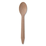 Eco-Products Wood Cutlery, Spoon, Natural, 500/Carton orginal image