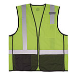 Ergodyne GloWear 8210Z Hi-Vis Class 2 Mesh Vest, 2X-Large to 3X-Large, Lime orginal image